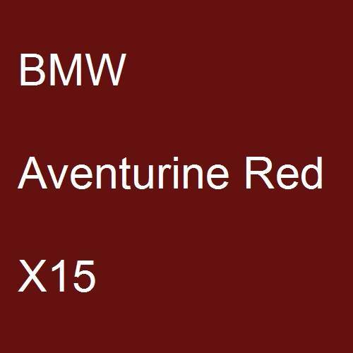 BMW, Aventurine Red, X15.